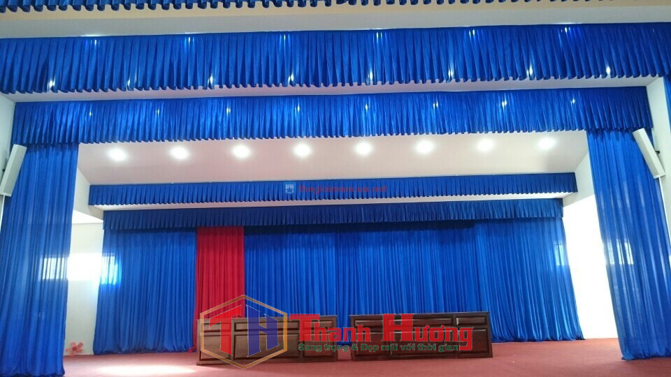 Mẫu phông rèm hội trường - Dịch vụ Phông rèm sân khấu hội trường GIÁ RẺ 3