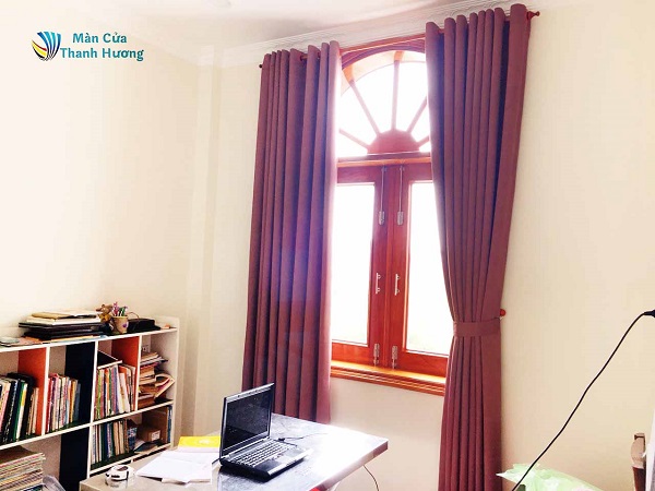 May rèm cửa tại Tuy Hòa, Phú Yên - Chuyên rèm cửa 1 màu phòng khách 1