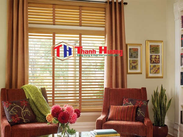 Rèm gỗ cửa chính - công dụng chống nắng ngăn bụi cực tốt 5